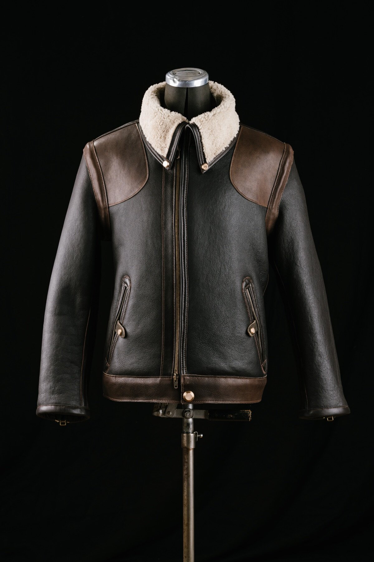 Fliegerjacke — Frontalansicht